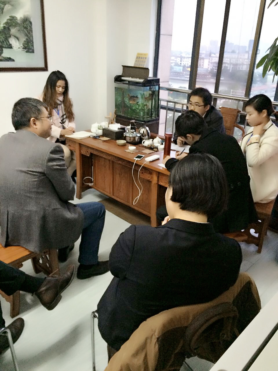 烽火臺渠道經理來訪我司交流培訓